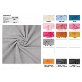 PRÓBNIK - Single Jersey - T-shirt Bawełniany bez elastanu T180