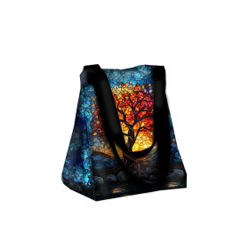 Torba XL z saszetką 2 w 1 - STAINED GLASS WZ.6  - zestaw do uszycia