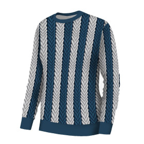 IMITATION SWEATER WZ. 6 - Hydrofobowa dzianina drapana 