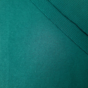 Dzianina prążkowana (ściągaczowa) - TRANSFORMATIVE TEAL (D-247)