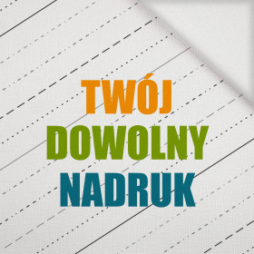 MATERIAŁ Z WŁASNYM NADRUKIEM - Tkanina na obrusy