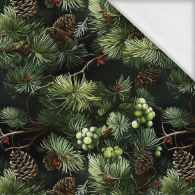 WINTER FOREST WZ. 1 - dzianina pętelkowa z elastanem ITY