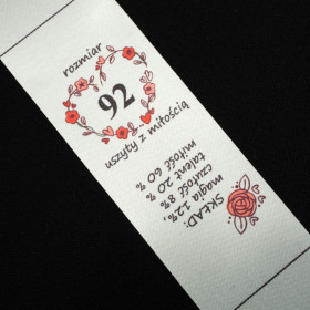 Wszywka dziewczęca - rozmiar 92 - Komplet 4 szt