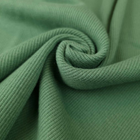 Dzianina prążkowana (ściągaczowa) - CIEMNA ZIELEŃ/ green (D-068)