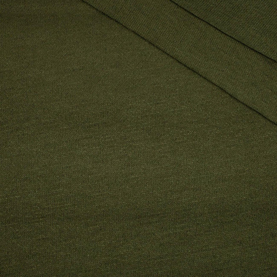 Oliwkowy - dzianina swetrowa gładka 345g