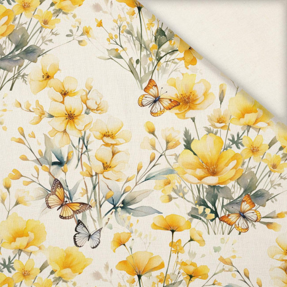 FLOWERS (BUTTER YELLOW) - Len 100%