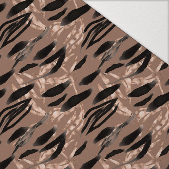 JUNGLE / Mocha Mousse  - Hydrofobowa dzianina drapana 