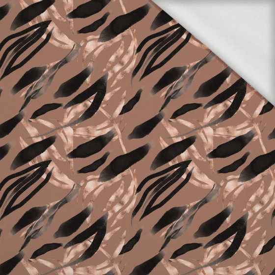 JUNGLE / Mocha Mousse  - dresówka pętelkowa