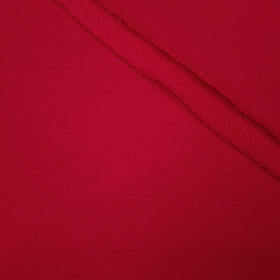 Gruba dresówka drapana D300 - RED WINE (D-211)