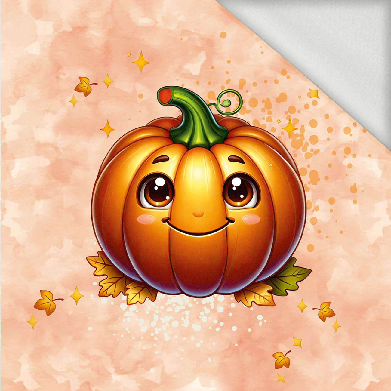 Pumpkin cute halloween wz.9 - panel (60cm x 50cm) dzianina pętelkowa