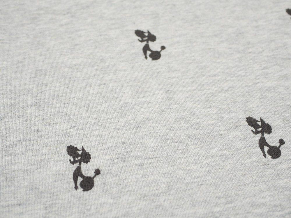 PUDELKI (MINIMAL) / M-01 melanż jasnoszary - single jersey TE210