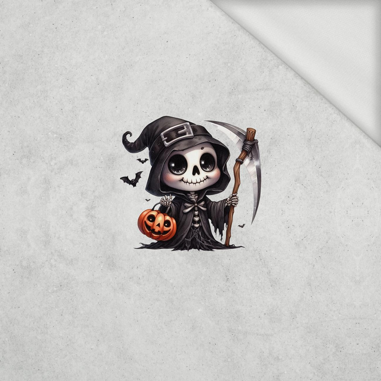 SKELETON CUTE HALLOWEEN WZ. 1 - PANEL (60cm x 50cm) dzianina pętelkowa