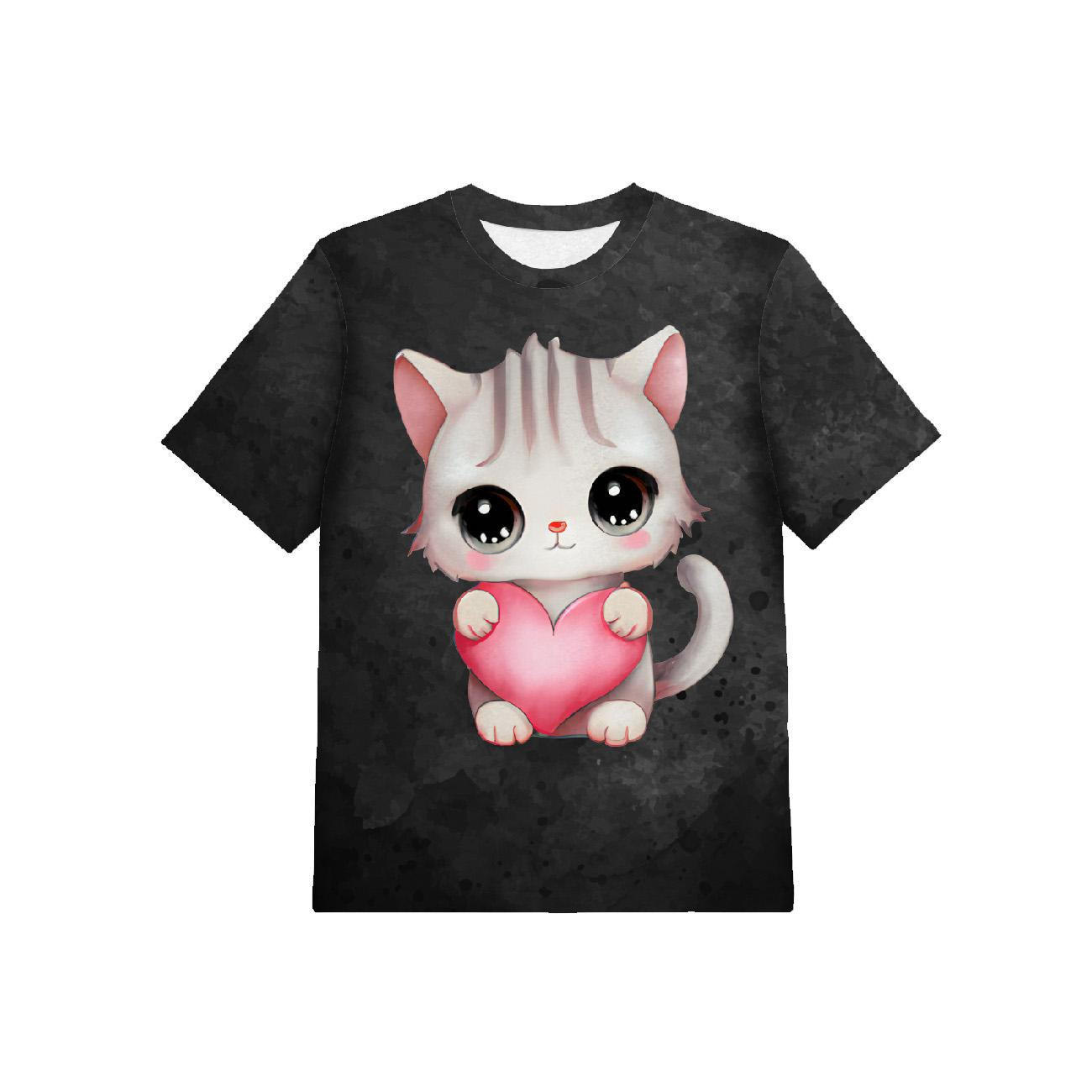 2-PACK - T-SHIRT DZIECIĘCY - SWEET CATS WZ. 1 - ZESTAW DO USZYCIA