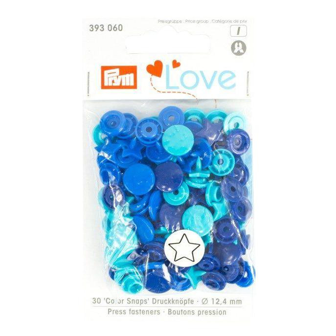 Napy gwiazdki 12,4mm  30kpl - PRYM Love 393060