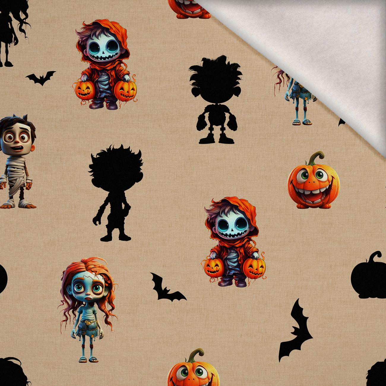 Cute Halloween wz. 8 - lekka dzianina drapana