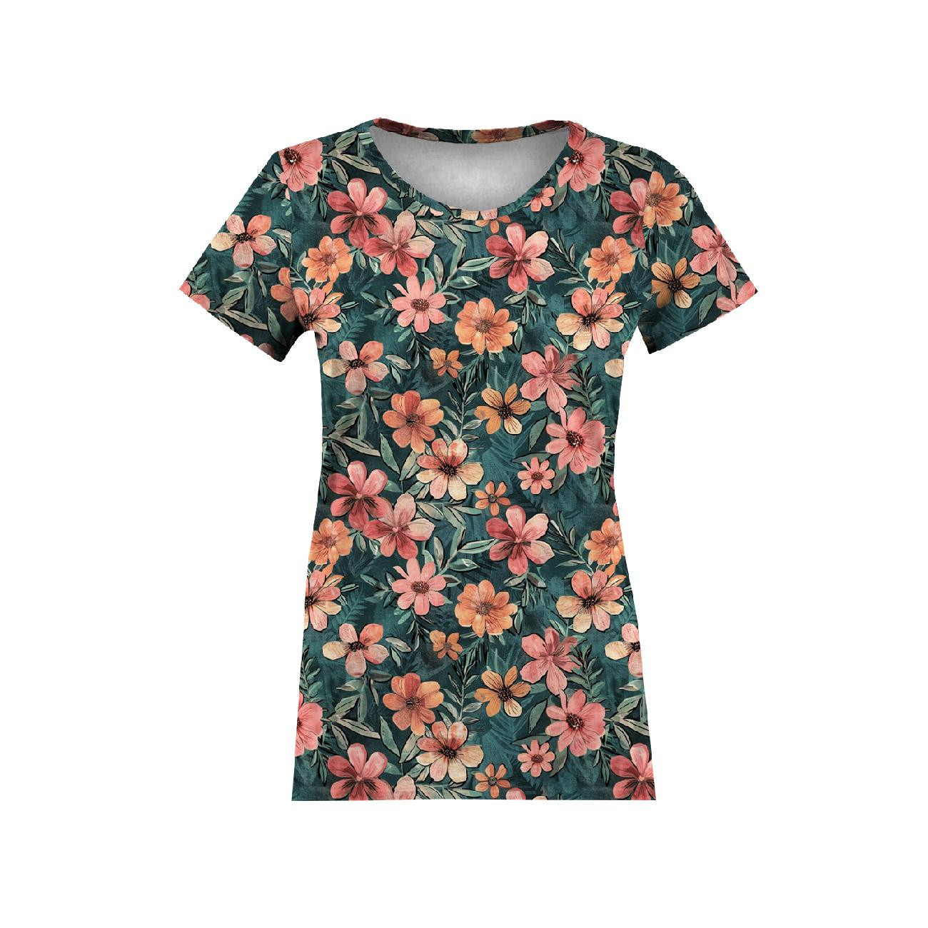 AUTUMN FLOWERS WZ. 1 - tkanina wodoodporna