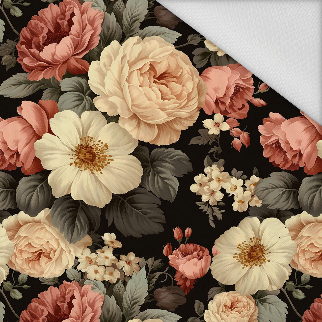 AUTUMN FLOWERS WZ.17 - tkanina wodoodporna