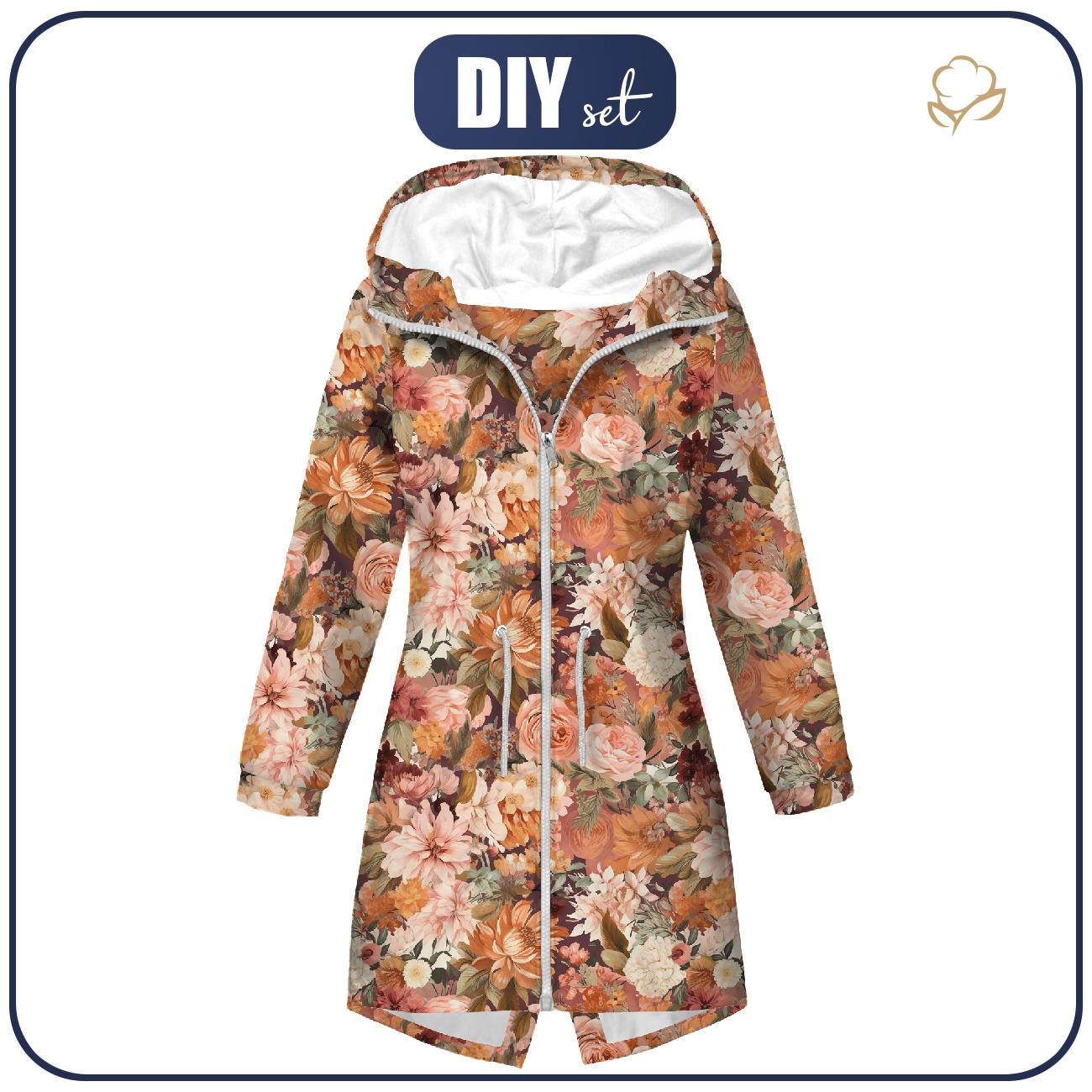 PARKA DAMSKA (ANNA) - AUTUMN TIME WZ. 2 - zestaw do uszycia