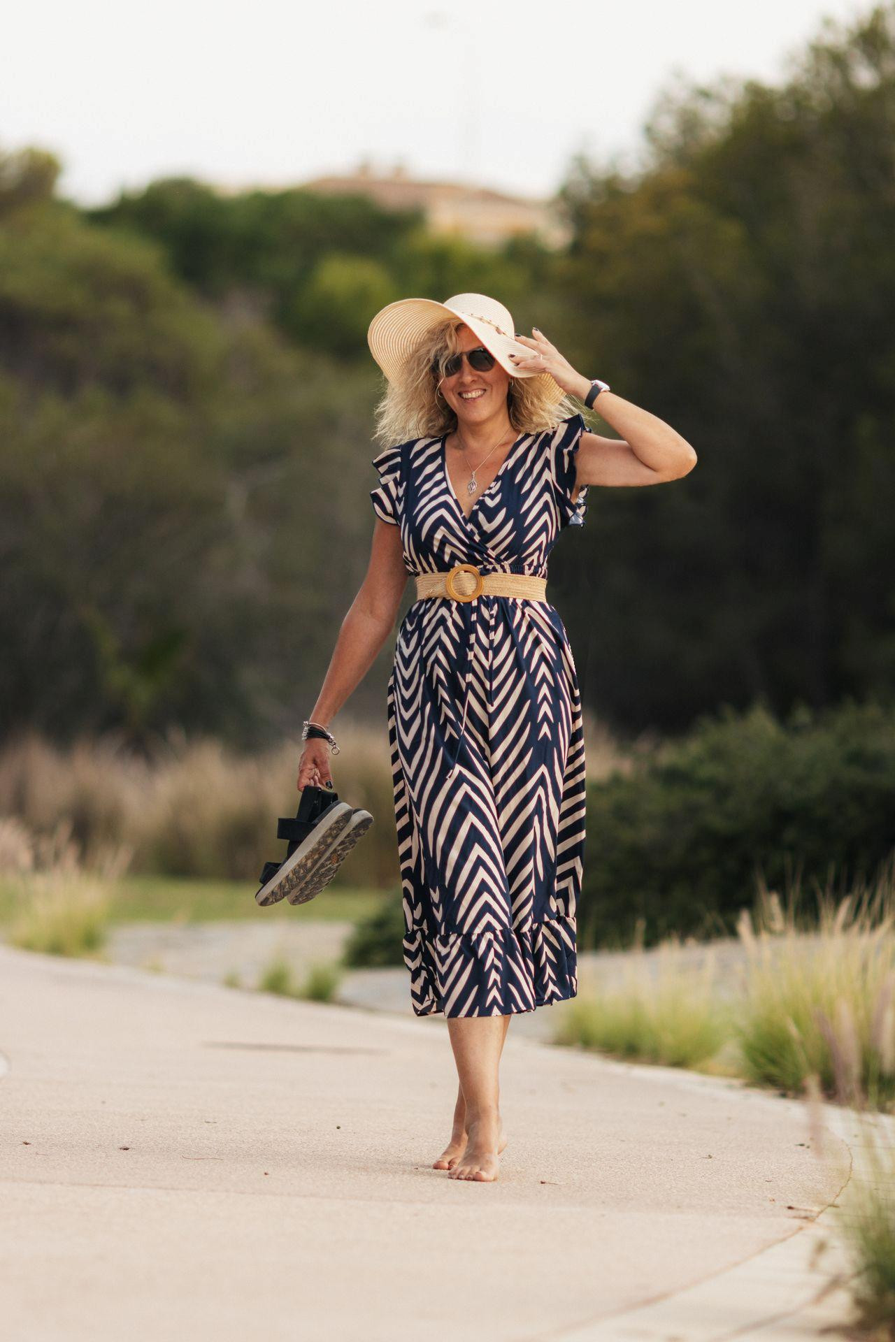 GEOMETRIC WZ. 7 - tkanina wodoodporna