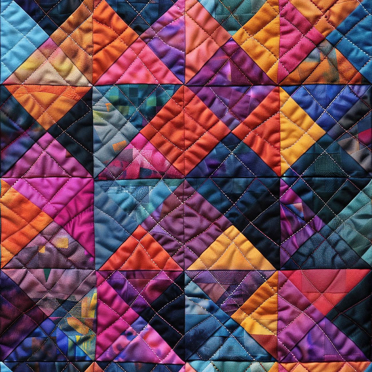 Batik Quilt wz.9 - tkanina wodoodporna