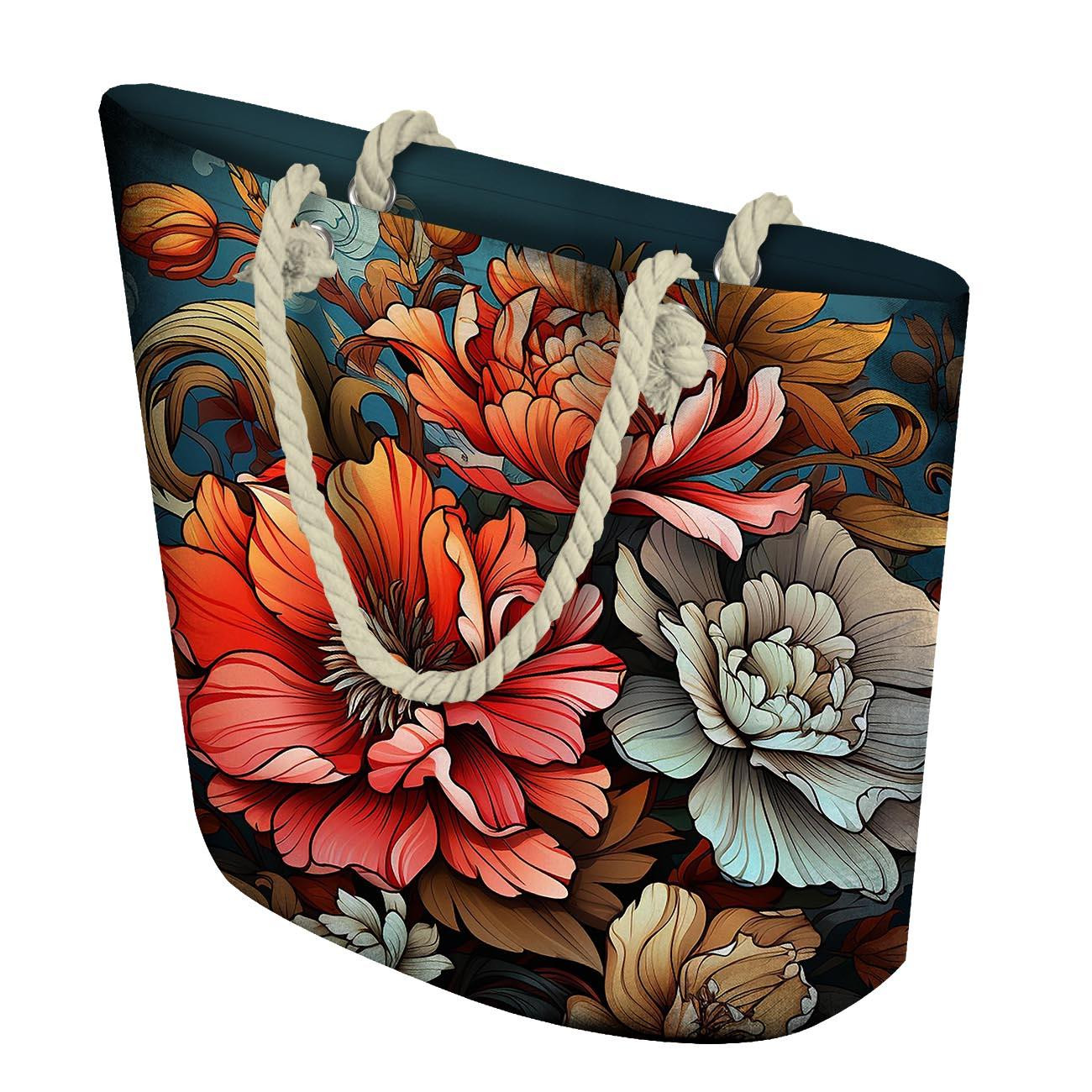 BOUQUET OF FLOWERS WZ.5 - panel (60cm x 50cm) tkanina wodoodporna