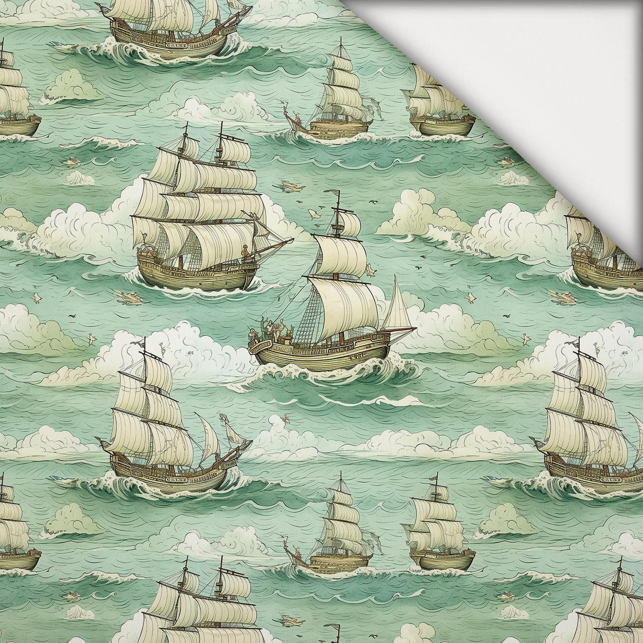 By the Sea Wz. 4 - lekka dzianina drapana