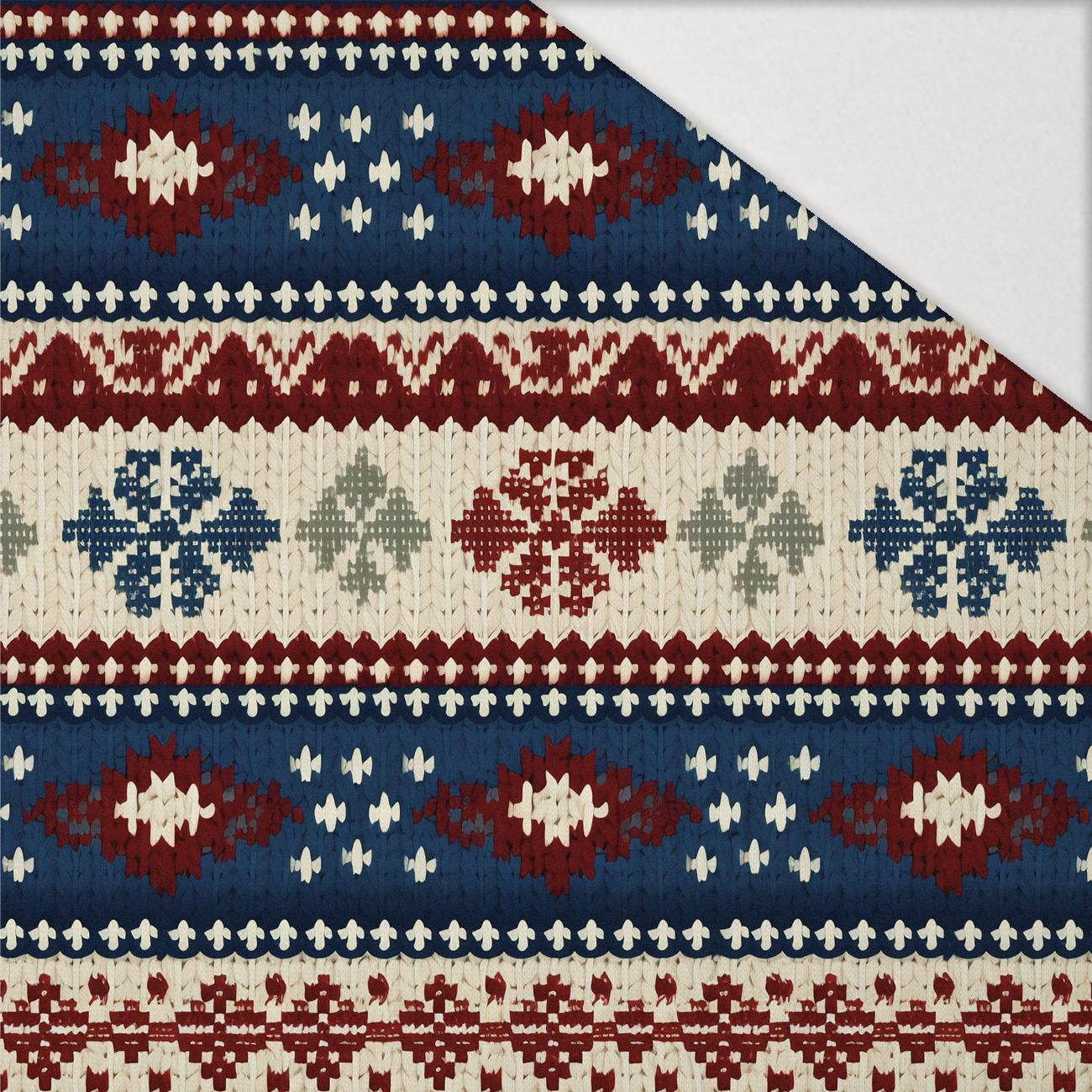 CHRISTMAS SWEATER wz.10 - lekka dzianina drapana