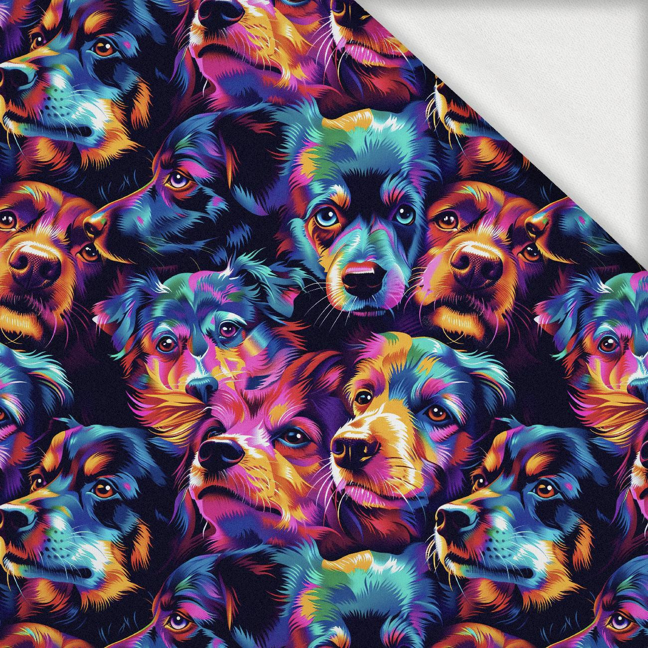 COLORFUL DOGS  mini - dzianina pętelkowa z elastanem ITY