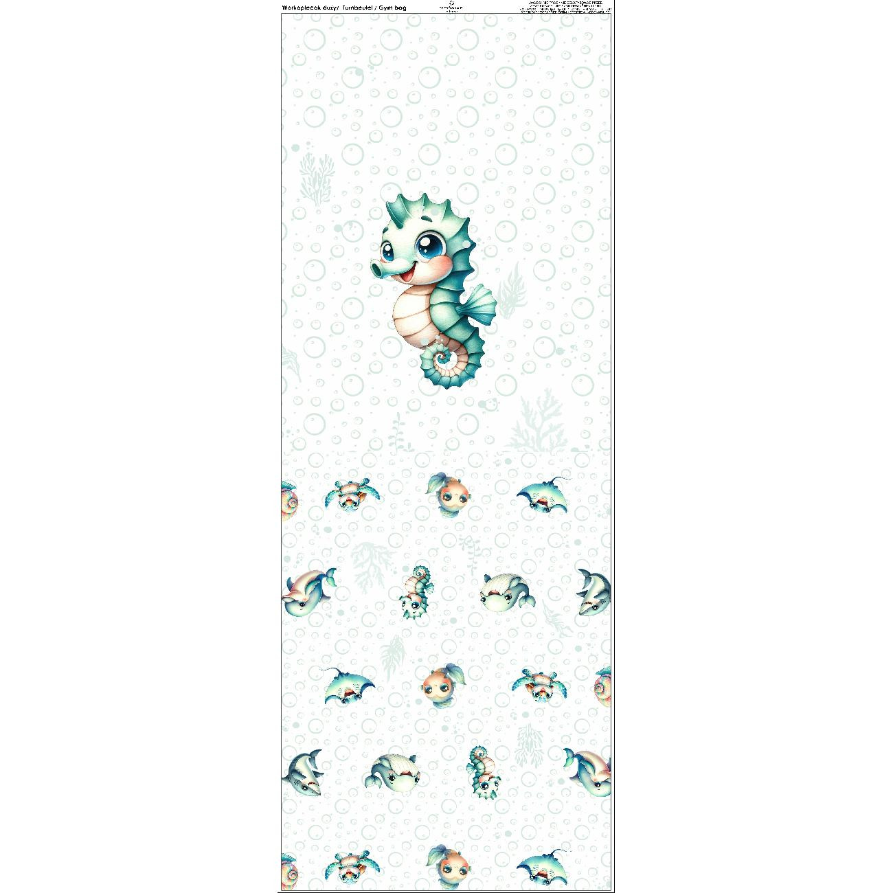 WORKOPLECAK - SEAHORSE (SEA ANIMALS WZ. 2) - zestaw do uszycia