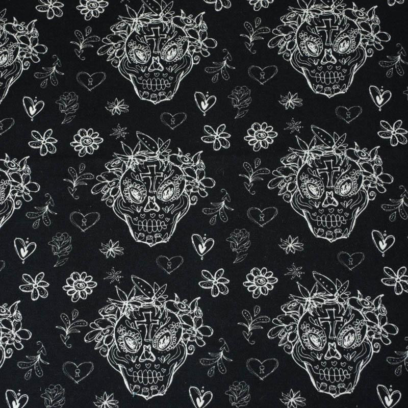 CZACHY KONTUR / wianek (DIA DE LOS MUERTOS) - single jersey