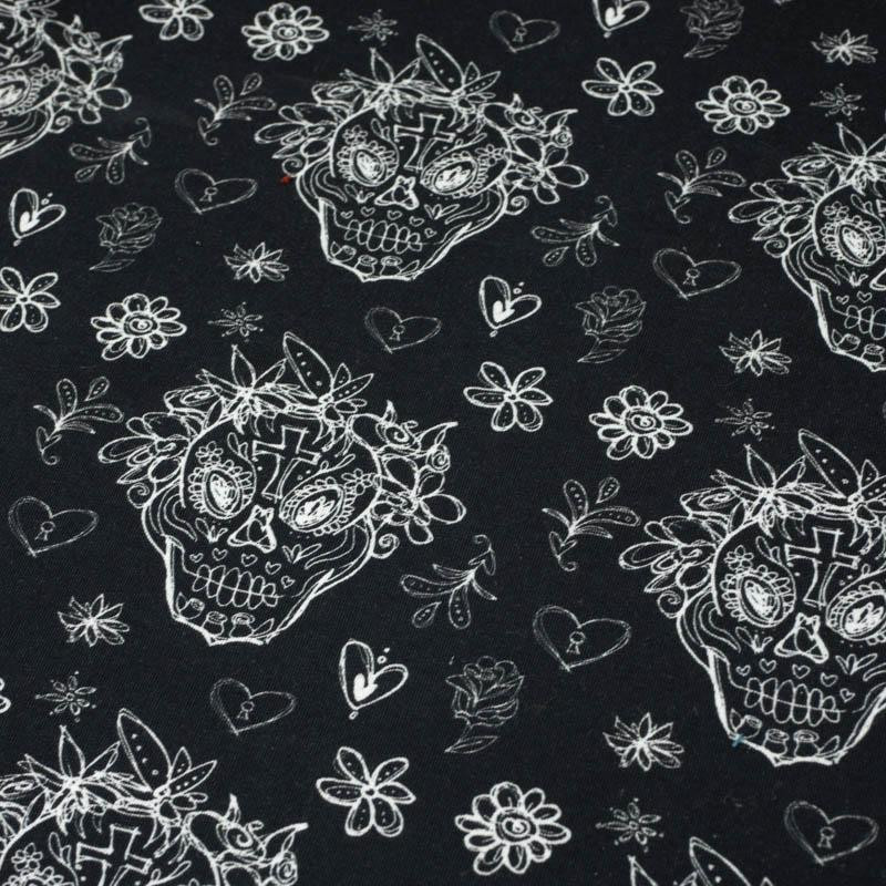 CZACHY KONTUR / wianek (DIA DE LOS MUERTOS) - single jersey