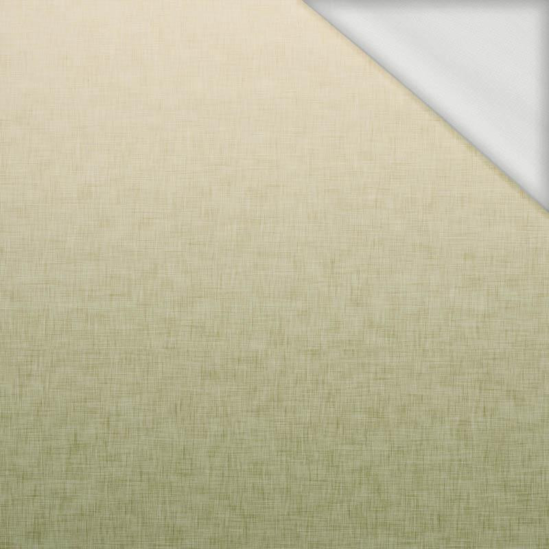 OMBRE / ACID WASH - jasny zielony (waniliowy) - panel, dzianina pętelkowa 