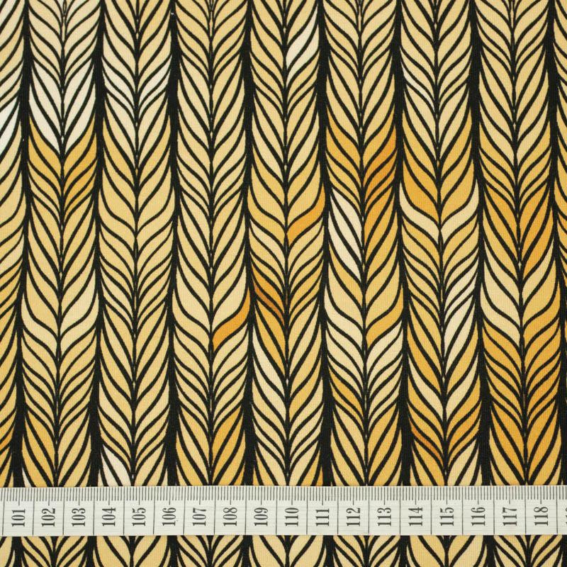 WARKOCZ / (BUTTER YELLOW) - dresówka pętelkowa