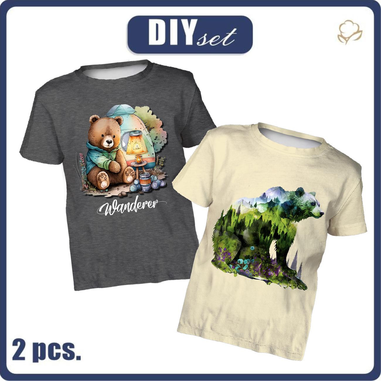 2-PACK - T-SHIRT DZIECIĘCY - WANDERER - ZESTAW DO USZYCIA