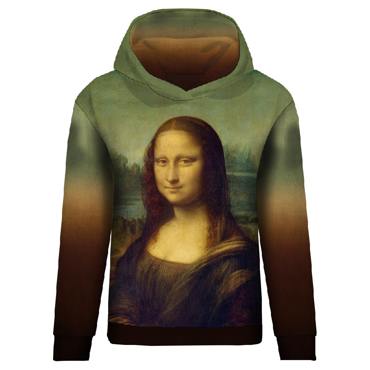 BLUZA DAMSKA (POLA) CLASSIC Z KAPTUREM - MONA LISA (Leonardo da Vinci) - zestaw do uszycia