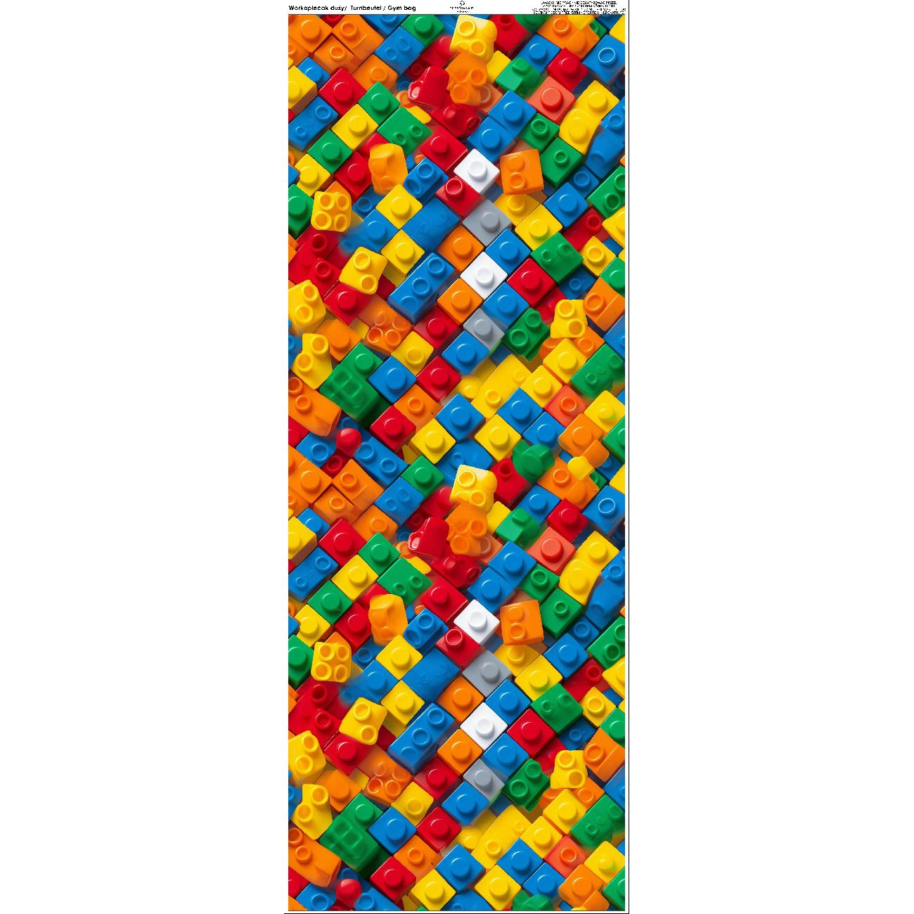 WORKOPLECAK - COLORFUL BLOCKS WZ. 2 - zestaw do uszycia