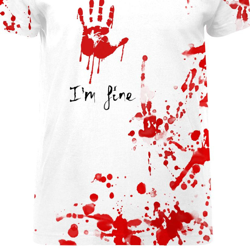 T-SHIRT MĘSKI - I'M FINE - single jersey