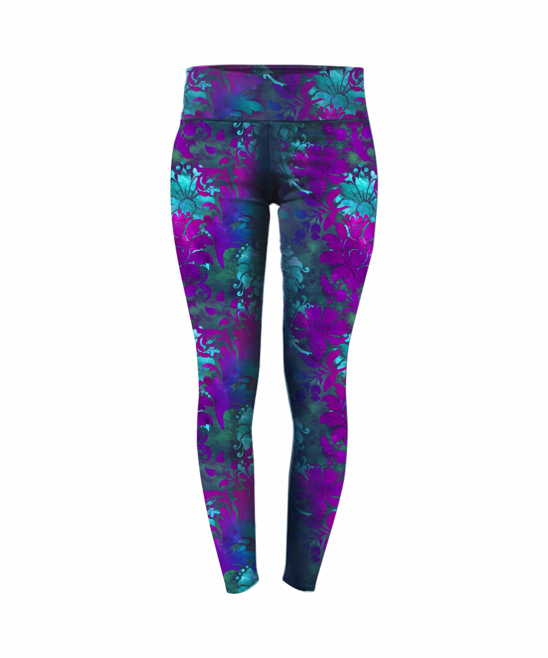 LEGGINSY SPORTOWE - FLORAL WZ. 2