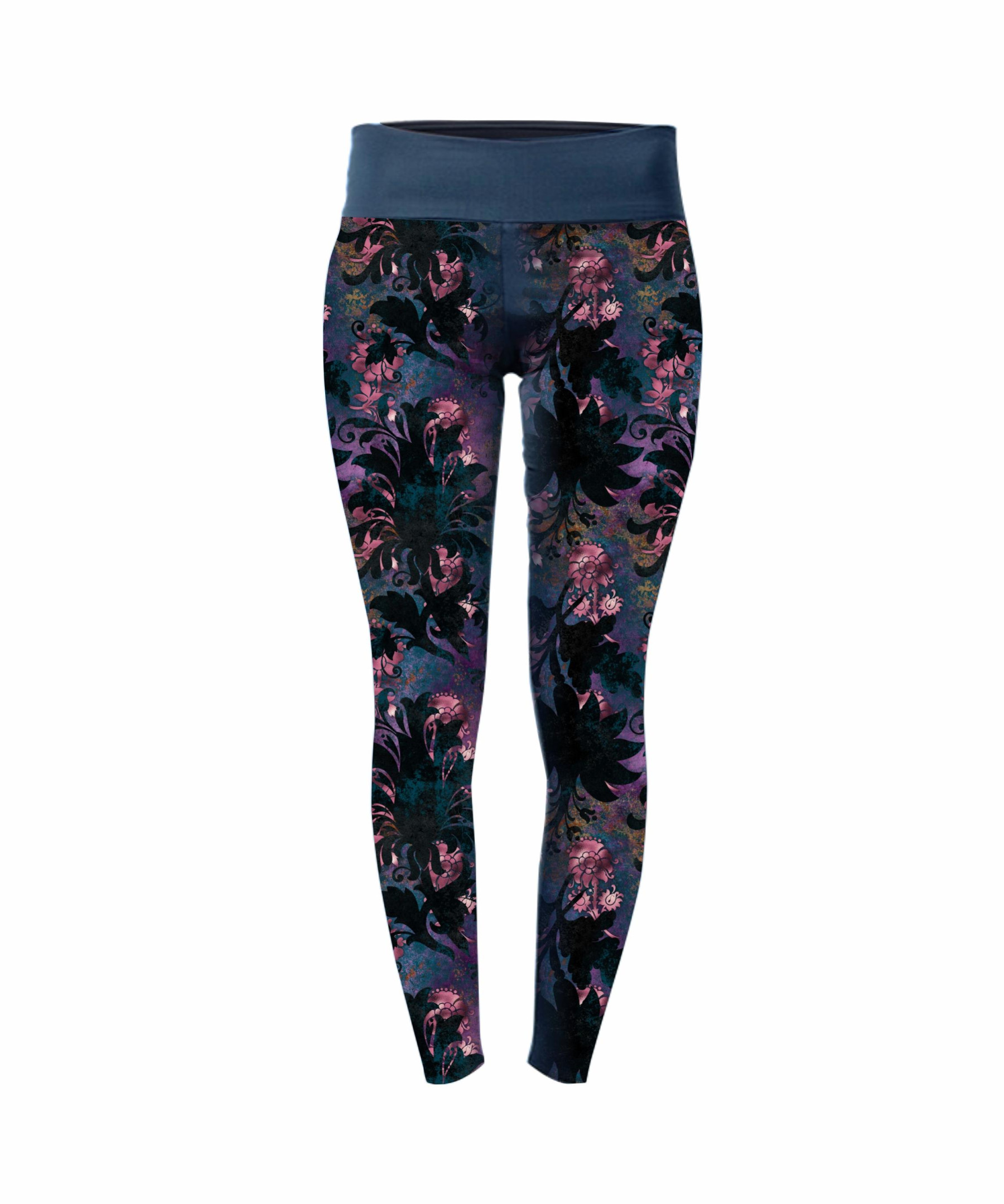 LEGGINSY SPORTOWE - FLORAL WZ. 7