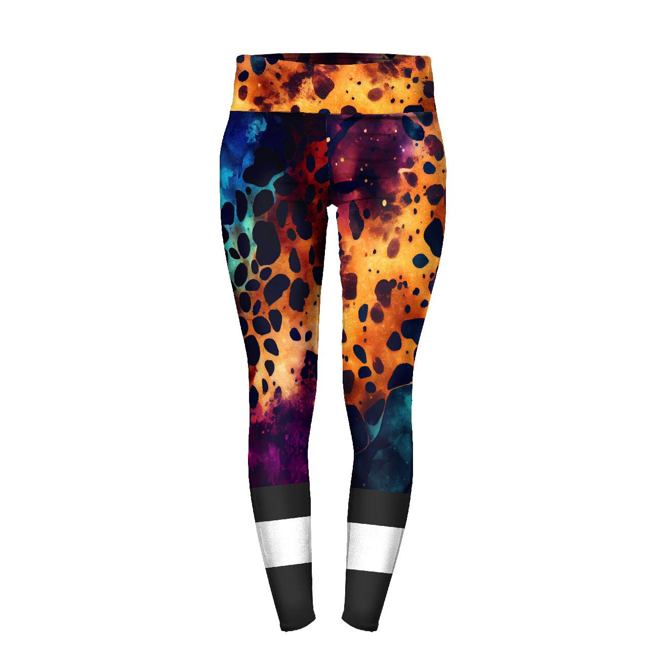 LEGGINSY SPORTOWE - GALACTIC LEOPARD - zestaw do uszycia