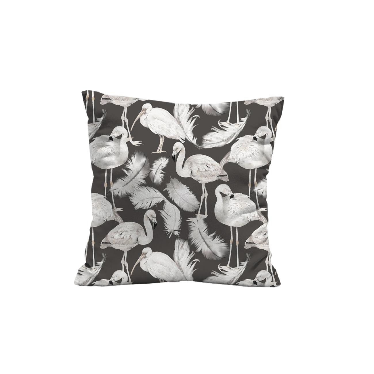 PODUSZKA 45X45 - WHITE BIRDS - zestaw do uszycia
