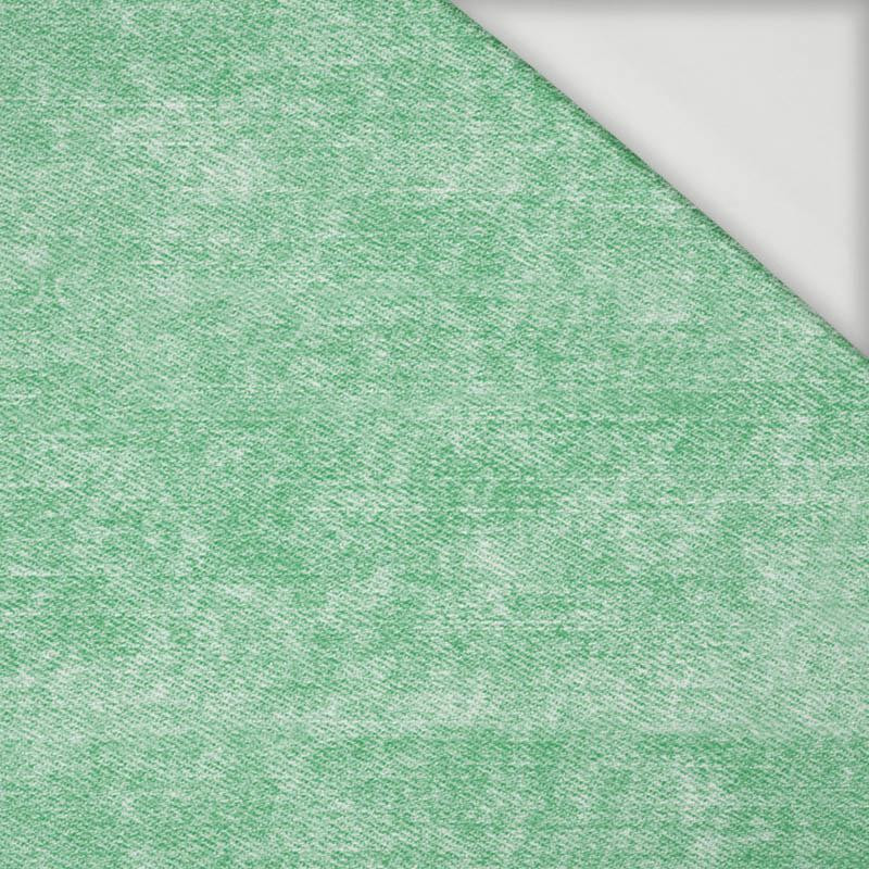 PRZECIERANY JEANS (zielony) - Jersey wiskozowy