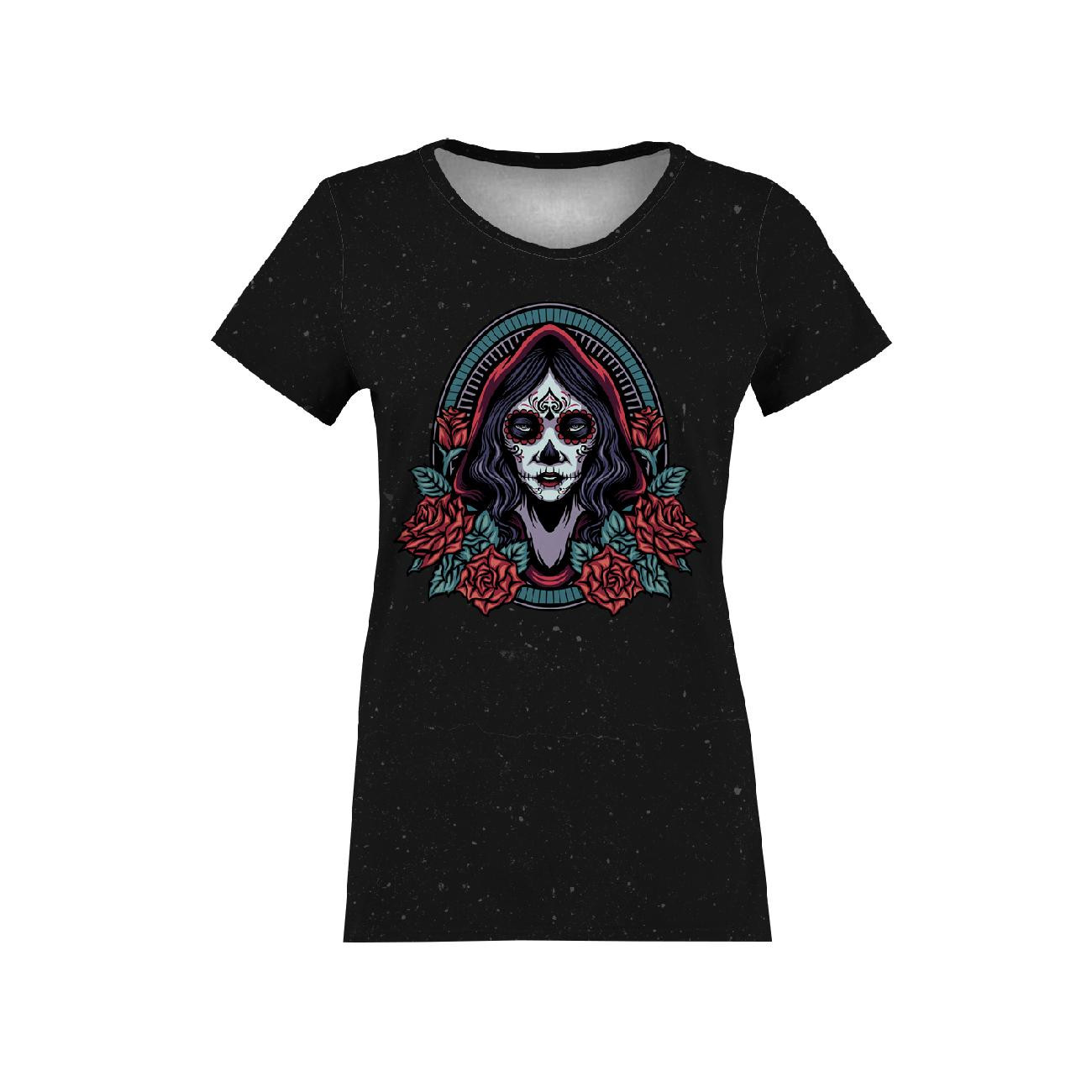 T-SHIRT DAMSKI - SUGAR SKULL GIRL - zestaw do uszycia