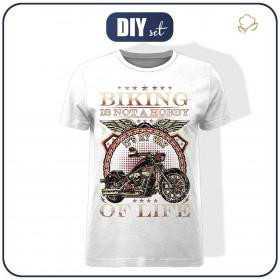 T-SHIRT MĘSKI - BIKING - zestaw do uszycia L