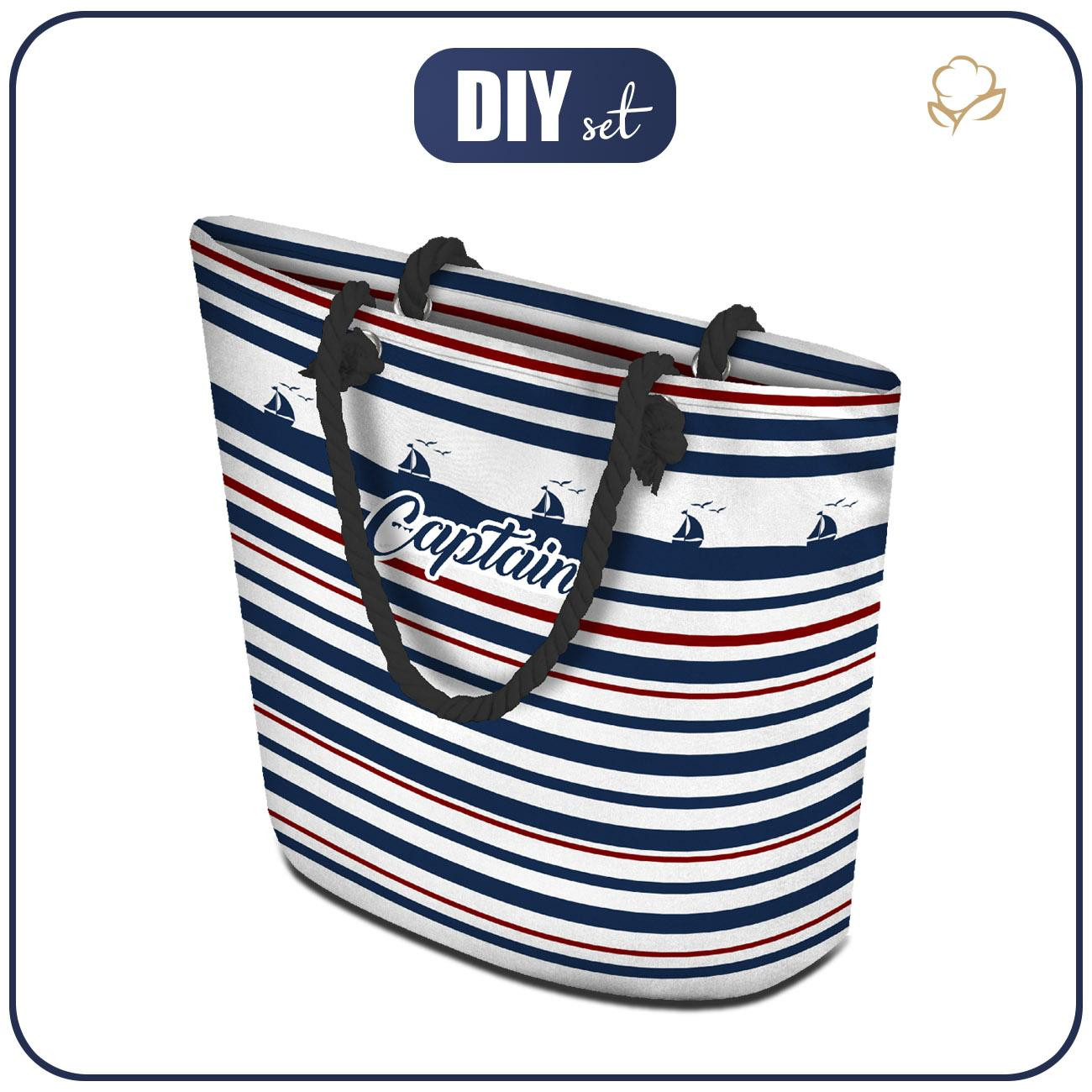 TORBA SHOPPER - CAPTAIN - zestaw do uszycia