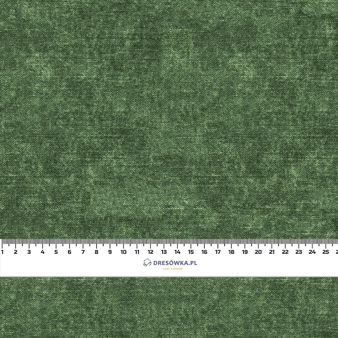 ACID WASH / KHAKI - single jersey z elastanem 