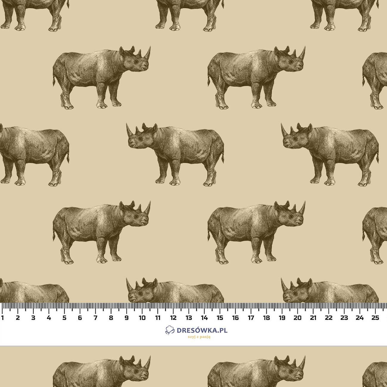 NOSOROŻCE (SAFARI) - single jersey z elastanem 