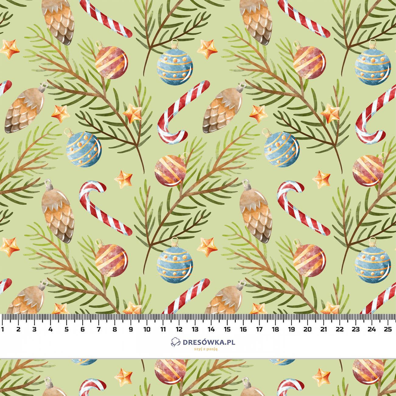 STROIK (ŚWIĄTECZNY CZAS) - dzianina drapana z elastanem ITY