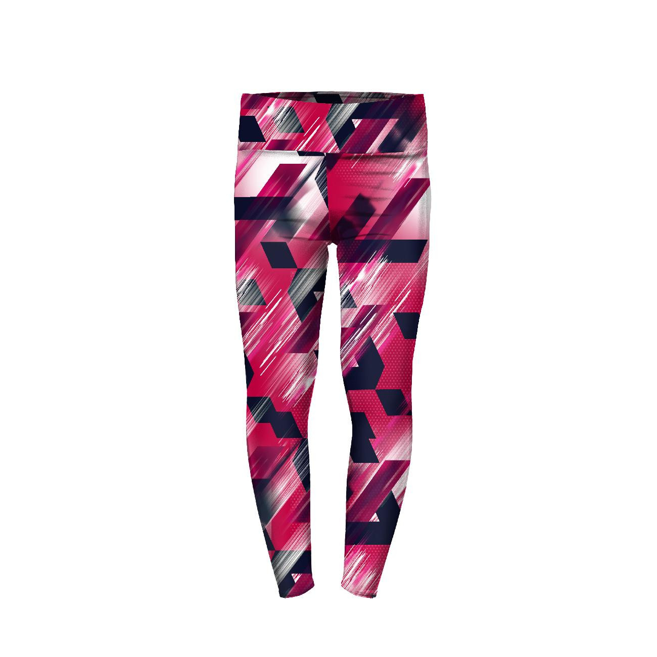 THERMO LEGGINSY DZIEWCZĘCE (DORA) - CYBER PINK - zestaw do uszycia