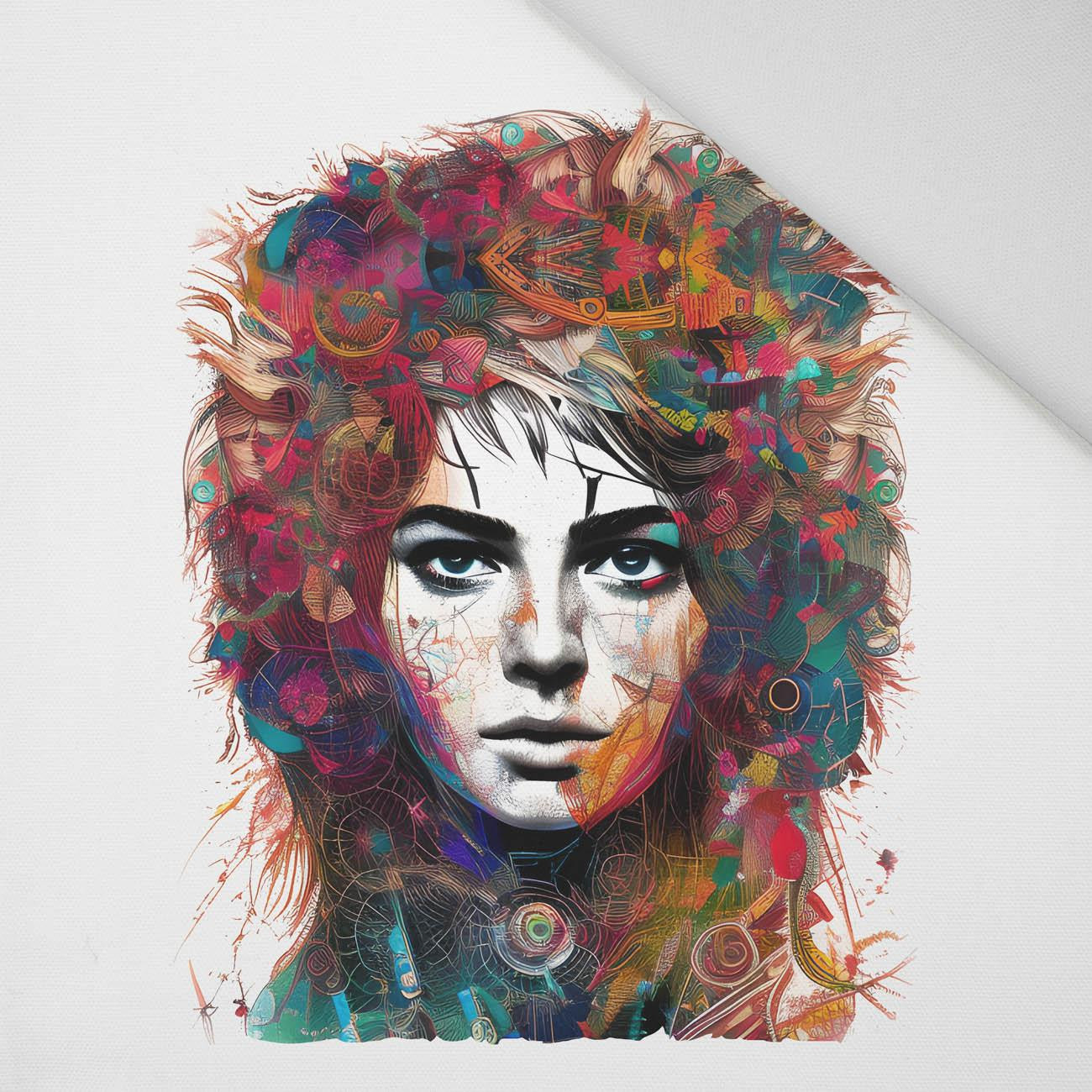 ABSTRACT GIRL WZ. 1 - PANEL (60cm x 50cm) Panama 220g